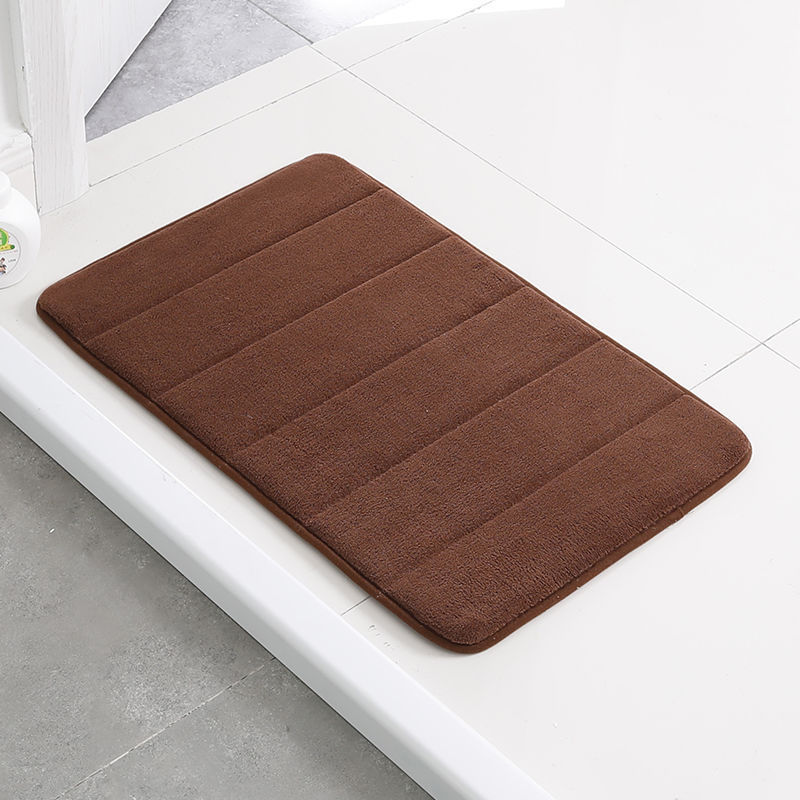 Home Bath Mat Coral Fleece Bathroom Carpet Water Absorption Non-slip Memory Foam Absorbent Washable Rug Toilet Floor Mat Home Bath Mat Coral Fleece Bathroom Carpet Water Absorption Non-slip Memory Foam Absorbent Washable Rug Toilet Floor Mat